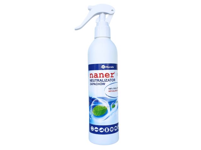 NANER odour neutraliser, 250 ml bottle, with a sprayer